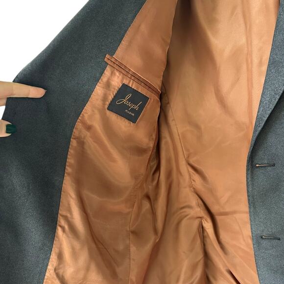 Joseph Jos. A. Bank Charcoal Micro Velour Sport Coat Size 40S - Picture 6 of 8